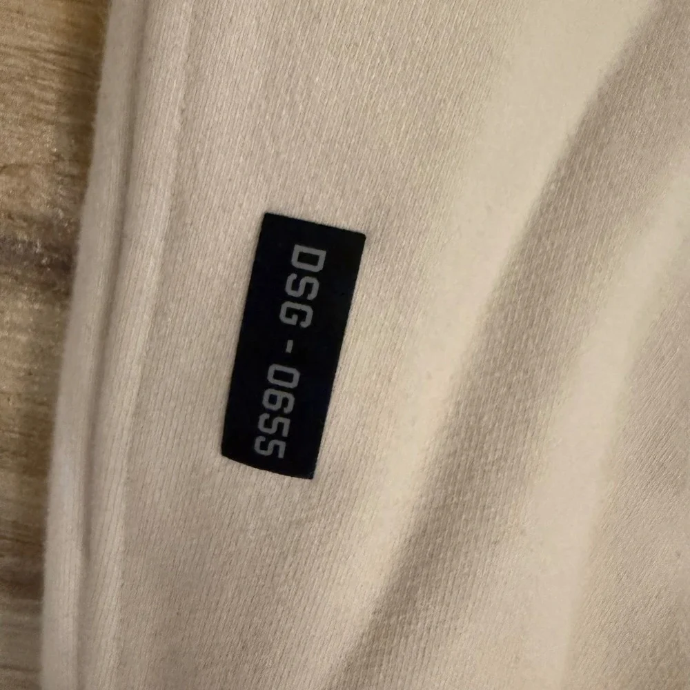 ASRV Tech-Terry Oversized Sweatpants Cream Beige Men's Size Medium DSG 0655